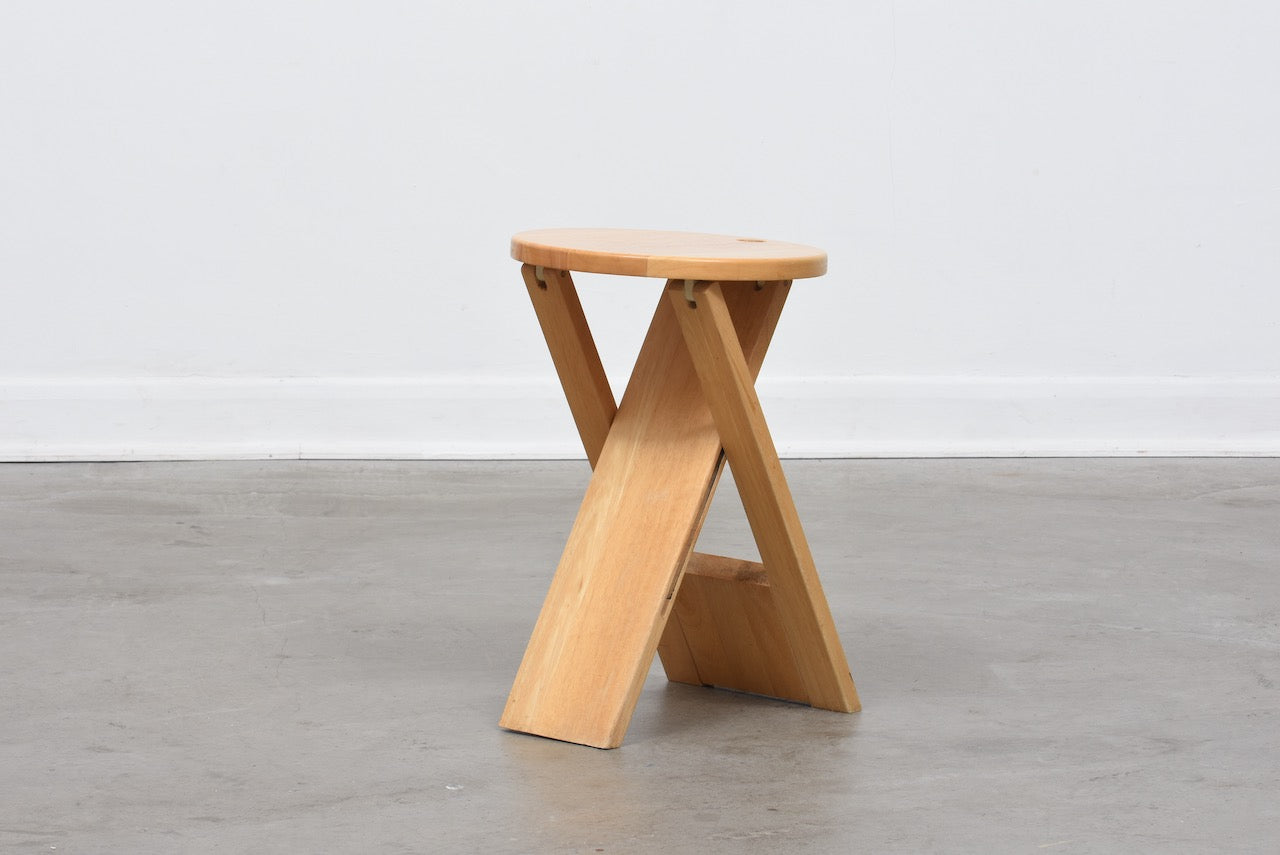 Folding stool by Roger Tallon