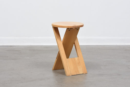 Folding stool by Roger Tallon