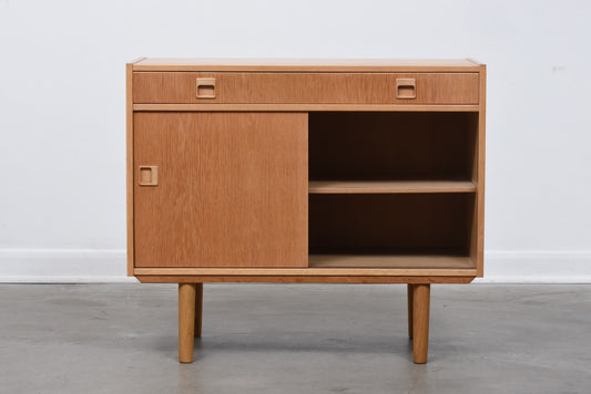 Two available: 1960s short oak sideboard