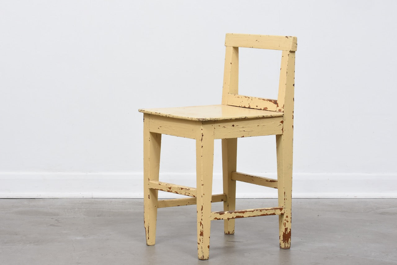 Late 1800s Swedish pine chair