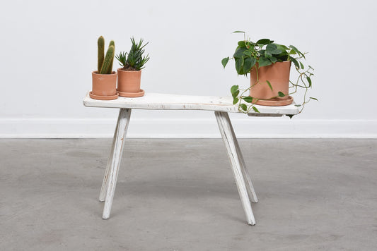 Late 1800s Swedish pine bench