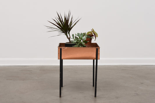 Copper planter by Hans-Agne Jakobsson
