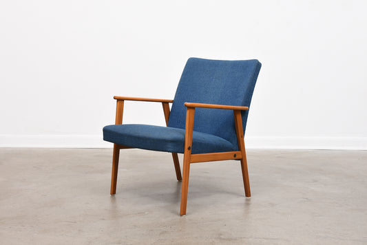 1960s Swedish lounger with beech frame