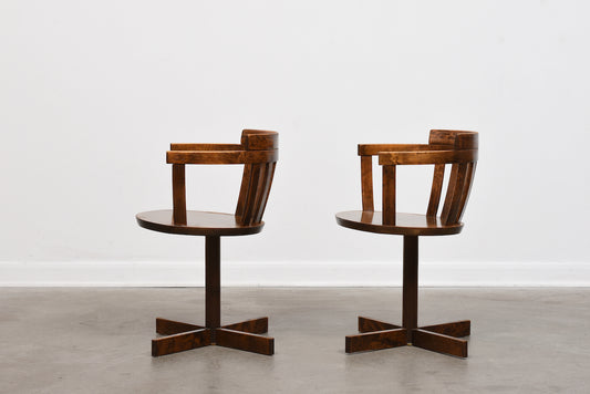 Two available: Swivel chairs by Edsbyverken