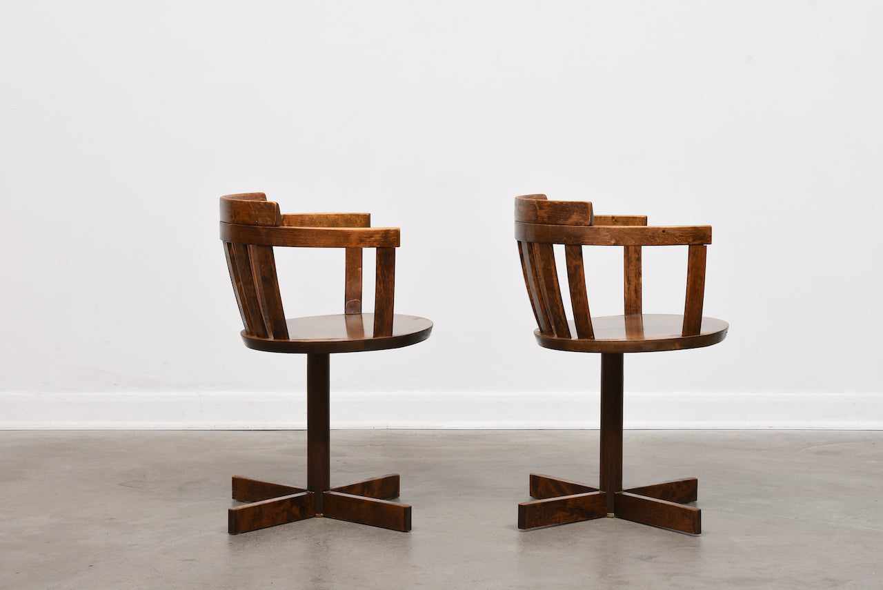 Two available: Swivel chairs by Edsbyverken