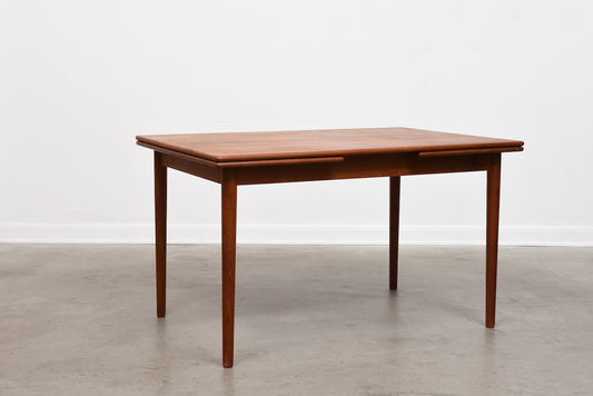 1960s extending dining table in teak