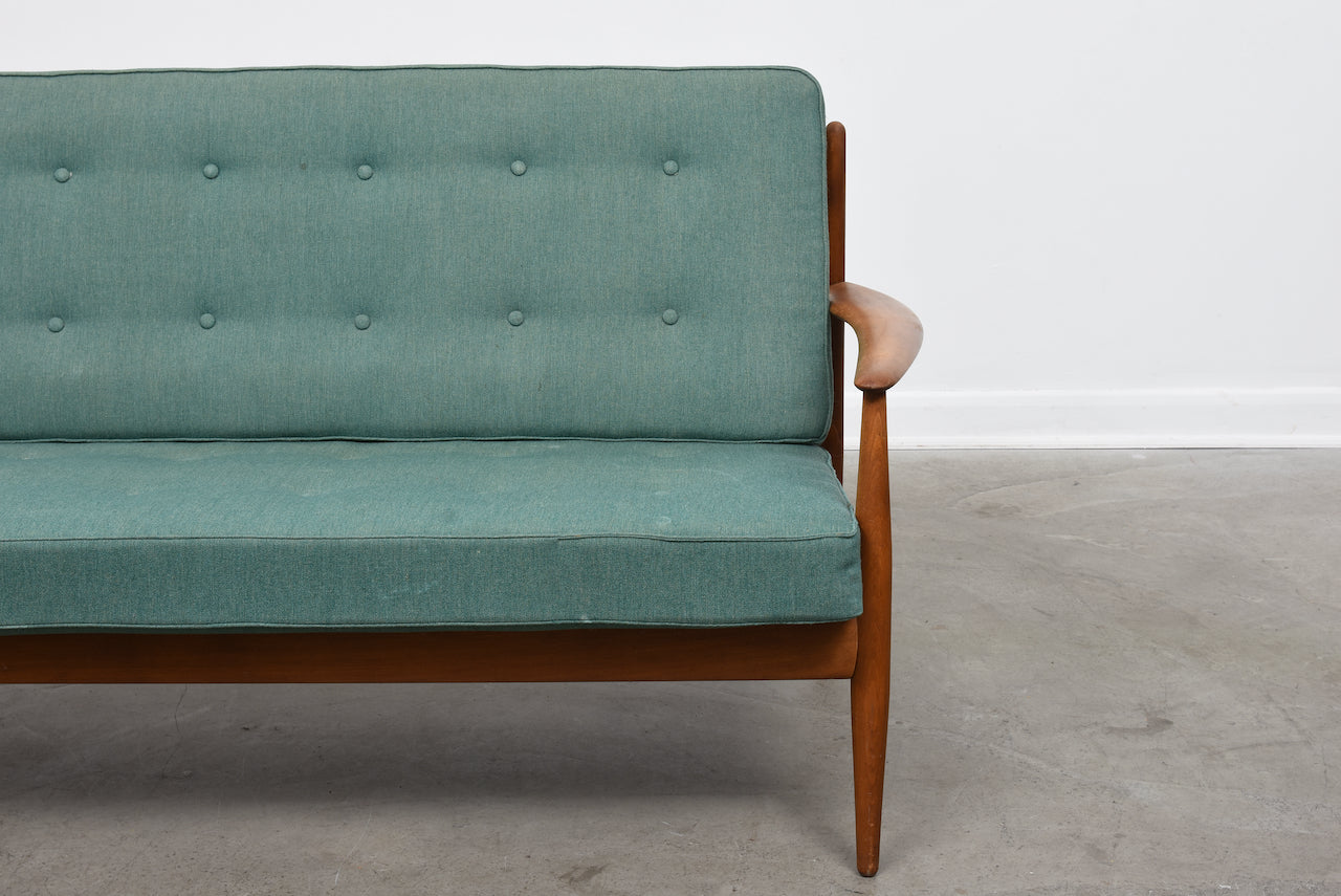 1950s beech sofa by Grete Jalk