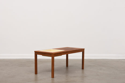 Vintage teak table with planter