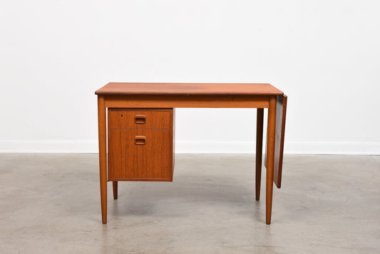 1960s drop leaf desk in teak