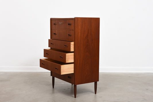1950s Danish chest of drawers