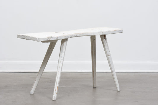 Late 1800s Swedish pine bench