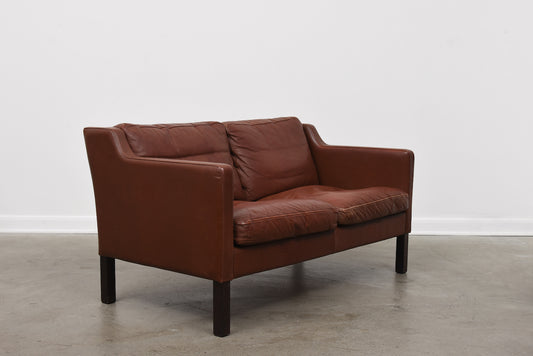 Vintage leather two seater