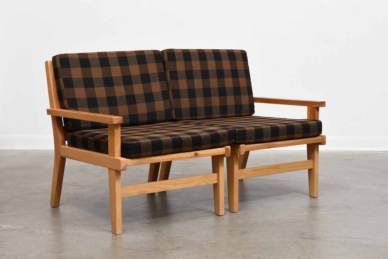 1970s Swedish pine sofa