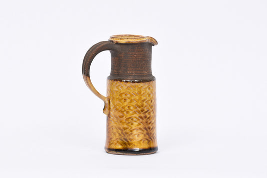 Ceramic pitcher by Kähler with paprika glaze