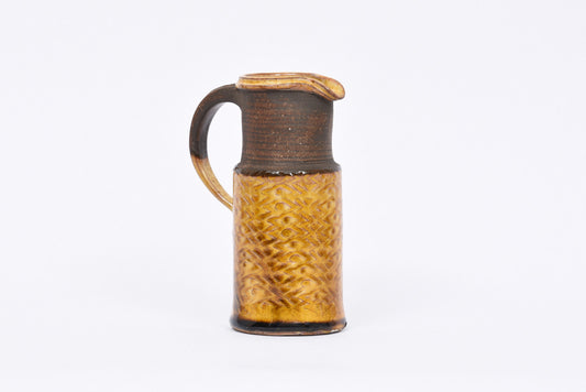 Ceramic pitcher by Kähler with paprika glaze