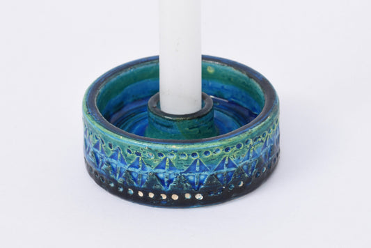 Vintage Italian ceramic candle holder