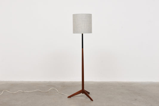 1950s Swedish teak floor light