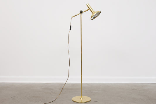 Vintage floor brass floor lamp by Örsjö
