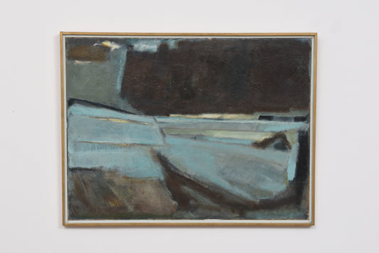 Vintage abstract oil painting