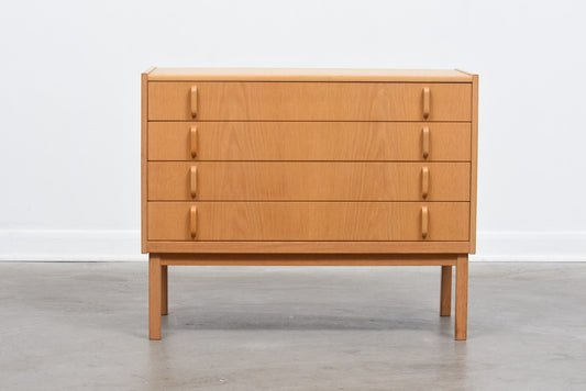 1960s Swedish chest of drawers in oak