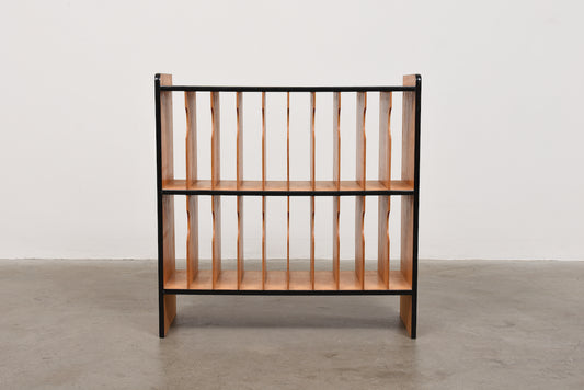 1970s Swedish pine record cabinet