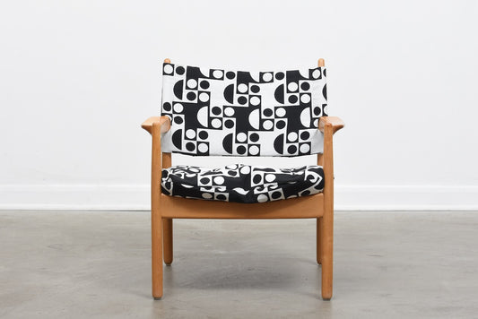 Two available: Oak lounge chairs by Gunnar Myrstrand