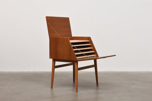 Low teak cabinet by Stig Bolaget