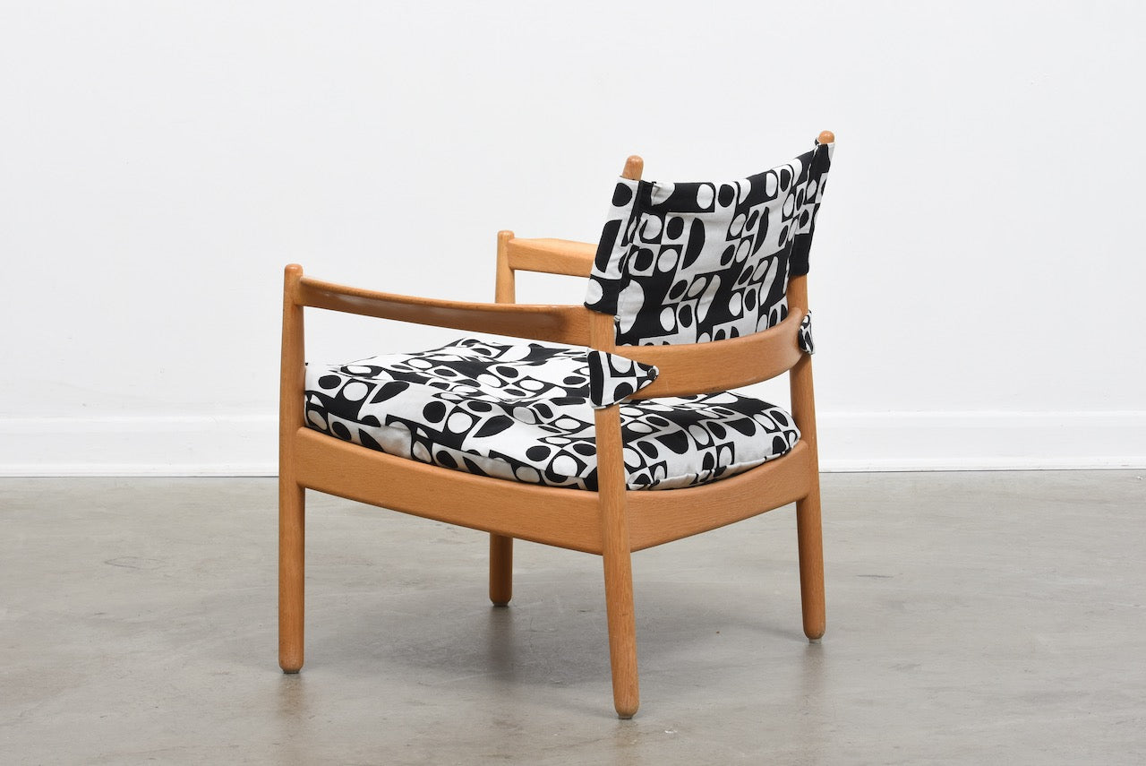 Two available: Oak lounge chairs by Gunnar Myrstrand
