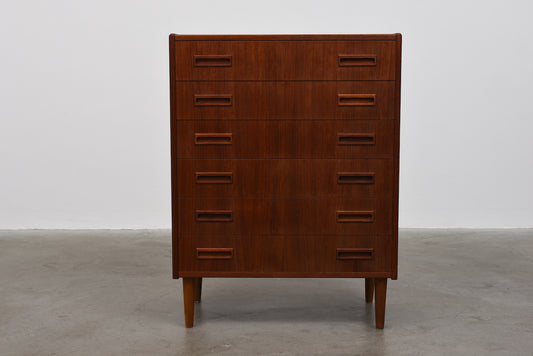 1960s teak chest of drawers