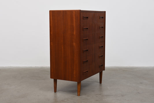 1960s teak chest of drawers