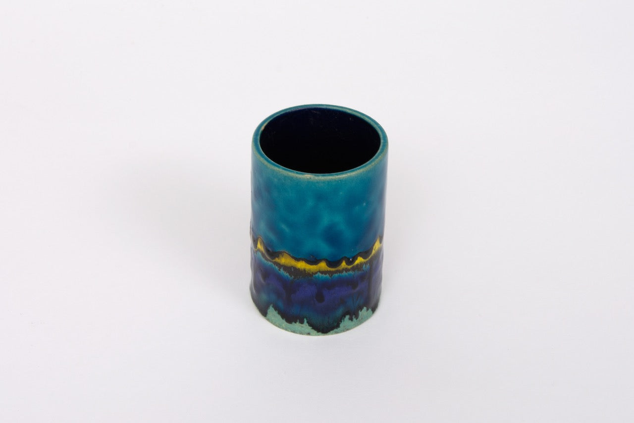 West German ceramic vase / pencil cup