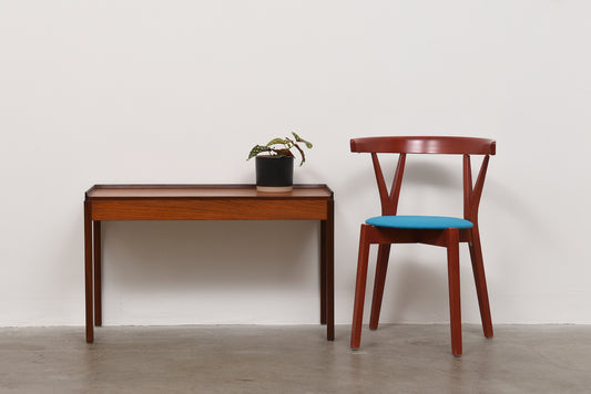 1960s teak hallway table