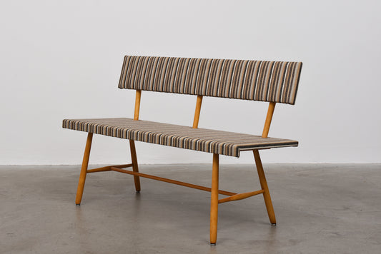 1950s Swedish birch bench