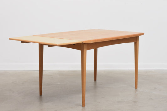 1960s extending oak dining table