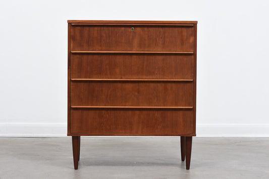1960s teak chest of drawers