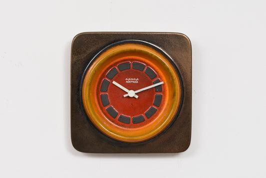 Ceramic wall clock by Kienzle
