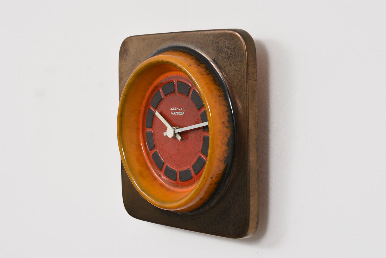 Ceramic wall clock by Kienzle