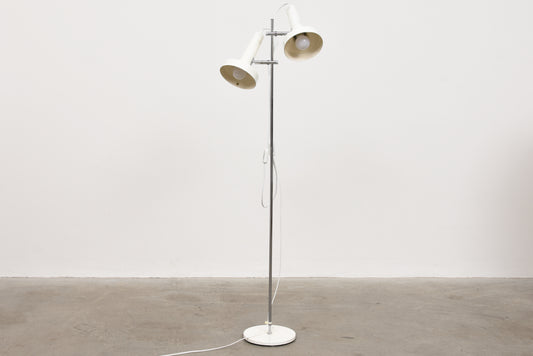 1960s twin-headed floor lamp